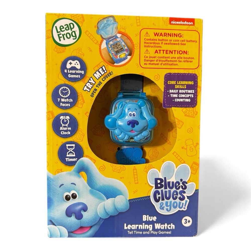 LeapFrog Blue's Clues & You! Blue Learning Watch for Preschoolers
